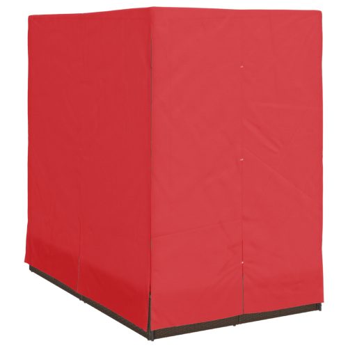  Két személyes napozóágy 2 db Barna és piros Rattan és poliészter