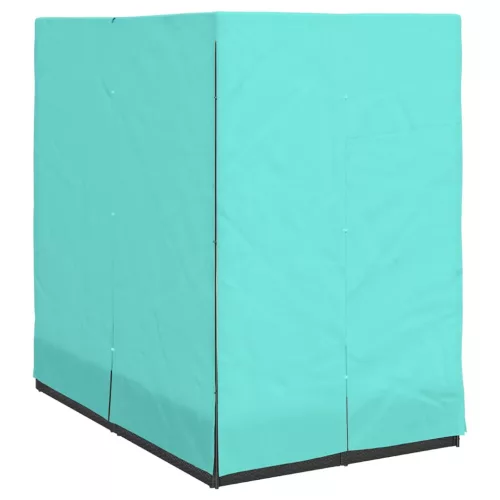  Dupla napozóágy Állítható Türkiz 205 x 129 x 200 cm polirattan