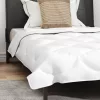  2-in-1 Paplan párnával 2 pcs Fehér 155 x 200 cm Mikroszálas