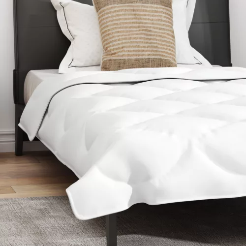  2-in-1 Paplan párnával 2 pcs Fehér 155 x 200 cm Mikroszálas