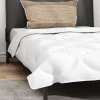  2-in-1 Paplan párnával 2 pcs Fehér 135 x 220 cm Mikroszálas