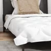  2-in-1 Paplan párnával 2 pcs Fehér 140 x 220 cm Mikroszálas