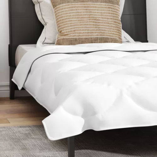  Paplan párnával 2 pcs Fehér 135 x 220 cm Mikroszálas