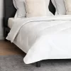  Paplan párnával 3 pcs Fehér 200 x 220 cm Mikroszálas