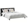  Paplan párnával 3 pcs Fehér 240 x 220 cm Mikroszálas