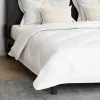  Paplan párnával 3 pcs Fehér 260 x 220 cm Mikroszálas