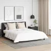 Takaró párnákkal Argyle párnával 3 pcs Fehér 240 x 200 cm Mikroszálas