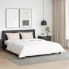 Takaró párnákkal Argyle párnával 3 pcs Fehér 200 x 220 cm Mikroszálas
