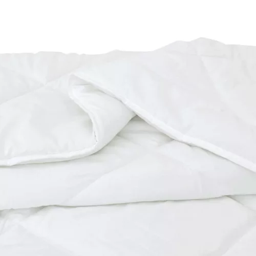 Takaró párnákkal Argyle párnával 3 pcs Fehér 240 x 220 cm Mikroszálas
