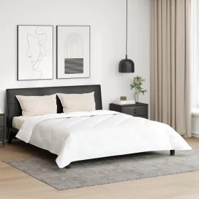    Téli takaró párnával 3 pcs Fehér 200 x 220 cm Mikroszálas