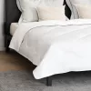  Paplan Egyéb párnával 3 pcs Fehér 260 x 220 cm Mikroszálas