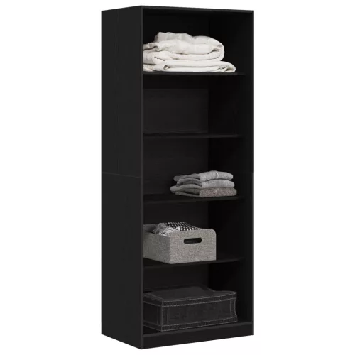  Fekete Tölgy Szekrény 80 x 50 x 200 cm - Műköltözött Fa