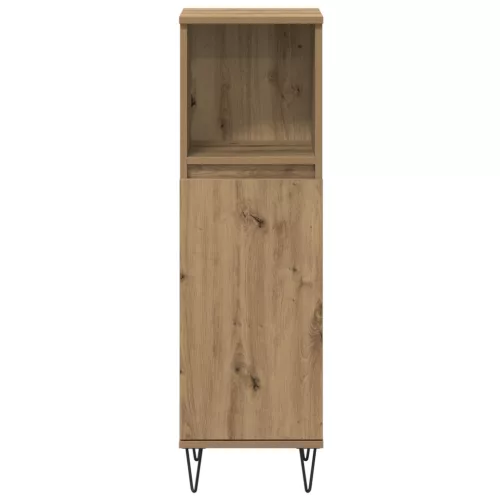  3 darabos Fürdőszoba bútor szett Kézműves tölgy Mérnöki fa