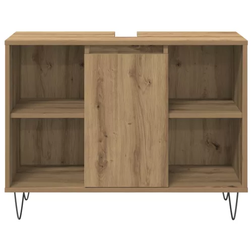  3 darabos Fürdőszoba bútor szett Kézműves tölgy Mérnöki fa