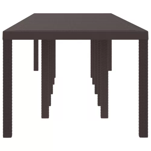  Kertasztal Barna 350x100x73 cm Poliratán