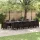  Kerti Asztal Barna 400x100x73 cm Poli Rattan