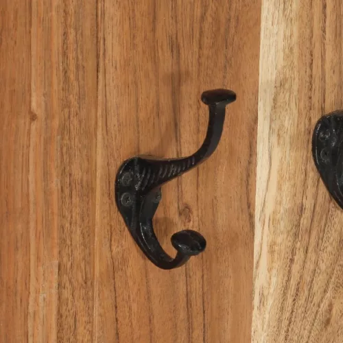  2 db tömör akácfa ruhafogas 38 x 100 cm