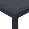  Kerti Étkezőgarnitúra 11 pcs Antracit 250 x 100 x 73 cm