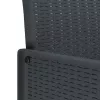  Kerti Étkezőgarnitúra 11 pcs Antracit 250 x 100 x 73 cm