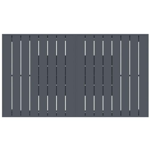  7 Részes Kerti Étkező garnitúra Antracit Acélból