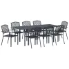  9 Részes Előszobai Bútor Szett Anthracite Acél