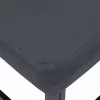  Kerti Kanapé Szett 3 pcs Fekete 70 x 70 x 32 cm Alumínium