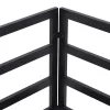 Kerti Kanapé Szett 3 pcs Fekete 70 x 70 x 32 cm Alumínium
