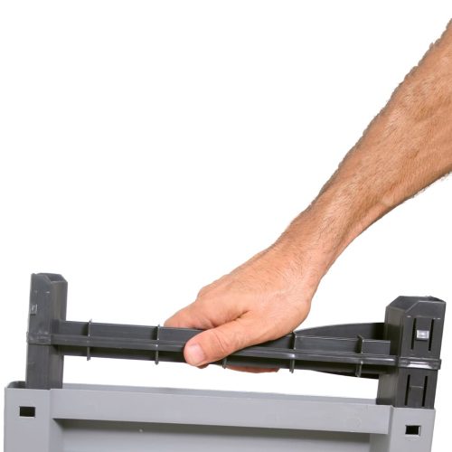  rattanstílusú műanyag szekrény 68 x 39 x 92 cm