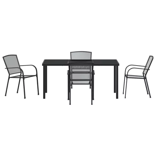  Kert étkező szett 5 pcs Antracit Porszórt acél