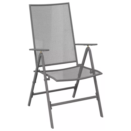  3 részes kert étkező szett antracit acél