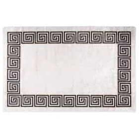    világosbézs csúszásmentes mosható szőnyeg 160 x 230 cm