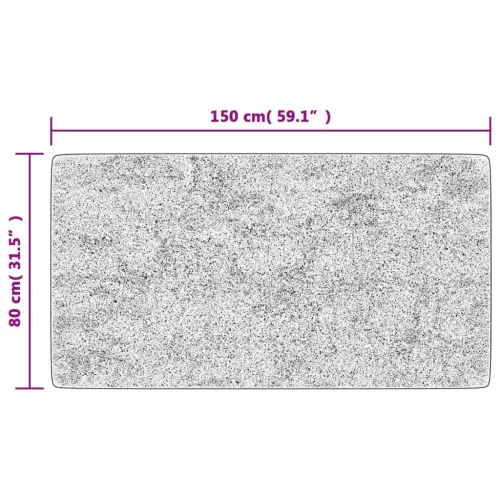  szürke csúszásmentes mosható szőnyeg 80 x 150 cm