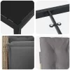  Kert étkező szett párnával 7 pcs Bézs polirattan