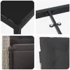 Kert étkező szett párnával 7 pcs Világosszürke polirattan