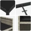  Kert étkező szett 5 pcs Világosszürke polirattan