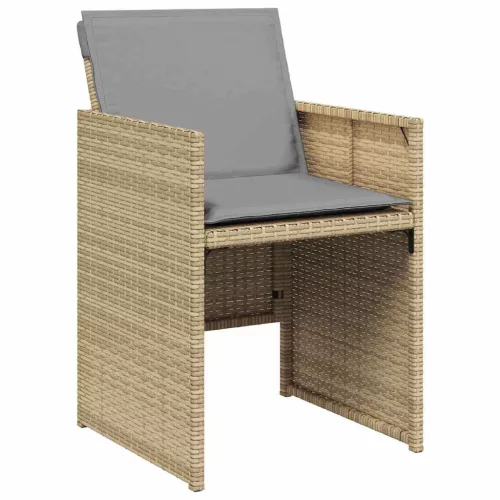  Kert étkező szett 5 pcs Bézs polirattan