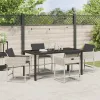  Kert étkező szett 5 pcs Világosszürke polirattan