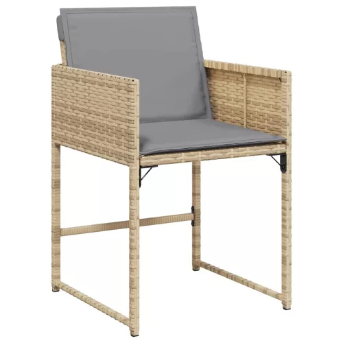  Kert étkező szett 5 pcs Bézs polirattan