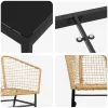  Kert étkező szett 7 pcs Barna polirattan