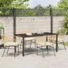  Kert étkező szett 5 pcs Barna polirattan