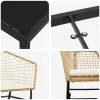  Kert étkező szett 5 pcs Barna polirattan