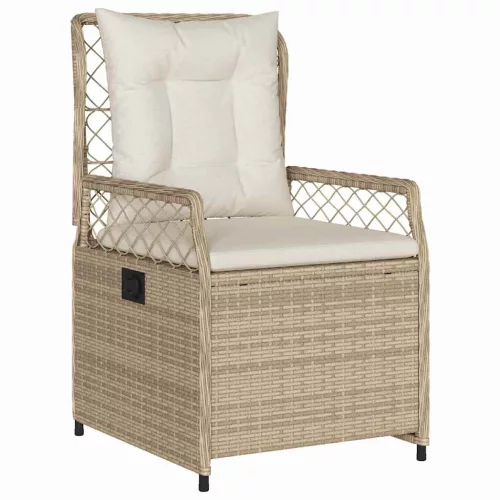  Kert étkező szett 5 pcs Beige és Krémszínű polirattan