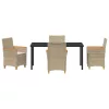  Kert étkező szett 5 pcs Bézs polirattan