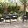  Bővíthető kertasztal 2 db Anthracite 210x90x73 cm Acél