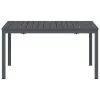  Bővíthető kertasztal 2 db Anthracite 210x90x73 cm Acél