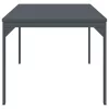  Bővíthető kertasztal 2 db Anthracite 210x90x73 cm Acél