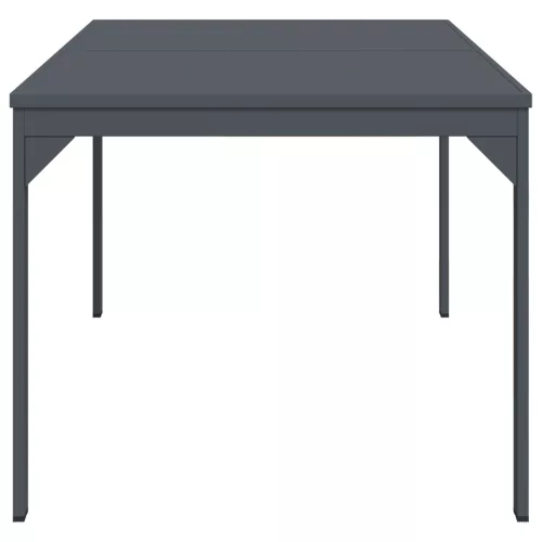  Bővíthető kertasztal 2 db Anthracite 210x90x73 cm Acél
