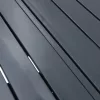  Bővíthető kertasztal 2 db Anthracite 210x90x73 cm Acél