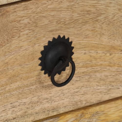  tömör mangófa íróasztal 140 x 50 x 77 cm