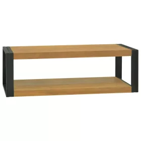    tömör tíkfa falra szerelhető fürdőszobaszekrény 110x45x35 cm